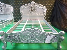 Letto in mogano rococò doppio