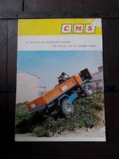 MOTOAGRICOLA CMS COSTRUZIONI MECCANICHE SICILIA FARM FATTORIA Brochure 