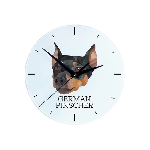 Orologio geometrico art dog - orologio, art-dog
