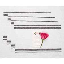 Set 4 tovagliette in lino per