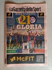 Gazzetta Sport Inter Scudetto
