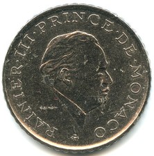 Monaco 2 franchi Ranieri III