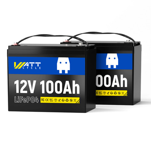 2pack 12v 100ah batteria - 12v,