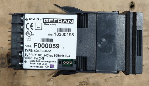 Termoregolatore gefran 600 - gefran,