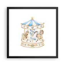 Poster 40x40cm Cavalli Giostra