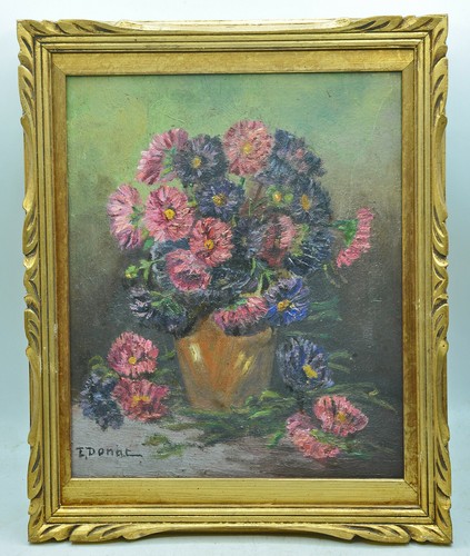 Antica pittura vaso mazzolino - pittura,