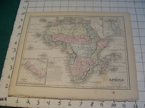 Mappa mitchell 1866 originale - mitchell,