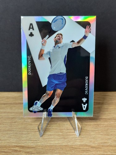 Topps chrome tennis novak - chrome,