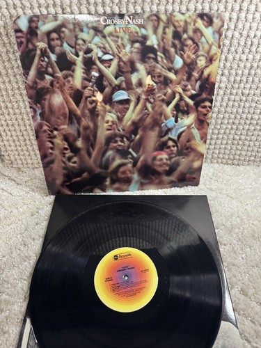 Crosby nash live vinyl - live, 1977