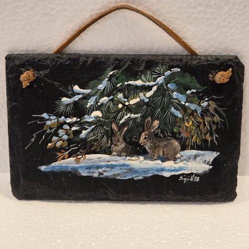 Quadro scena invernale - scena, con