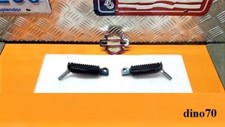 Harley Davidson pedane poggia piedi ant. nere in metallo originali Sportster