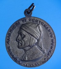 DANTE ALIGHIERI MEDAGLIA 1921