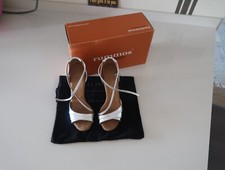 SCARPE DONNA DA BALLO IN PELLE ARGENTO N. 36 - RUMMOS