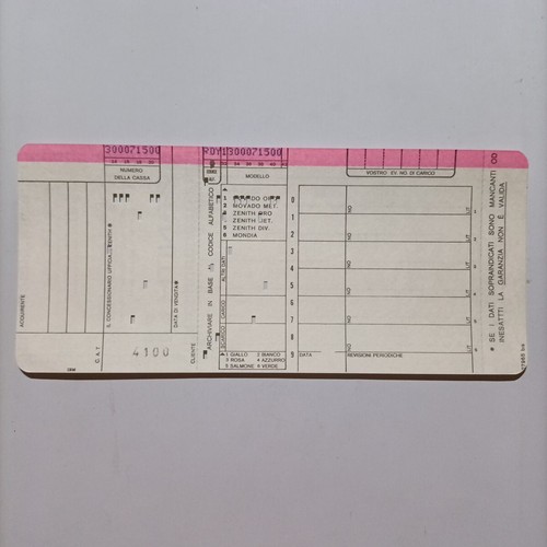 Zenith tronic 0071 500 - xl-tronic, 30.0071.500