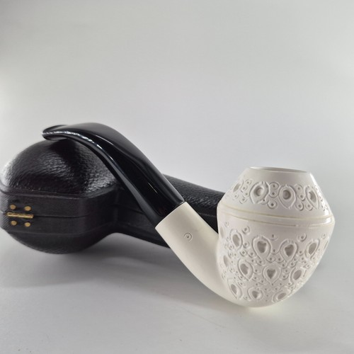 Ornate bulldog meerschaum - bulldog, pipe