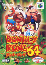 DONKEY KONG 64 - NINTENDO 64 - CONDIZIONI OTTIME COPERTINA JAP