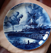 Piatto da collezione in ceramica manifattura Delft