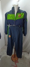 articolo b1187 completo uomo nike calcio barcellona blu, poliestere, taglia M, g
