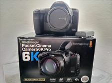 blackmagic pocket camera cinema 6k pro, come nuova            