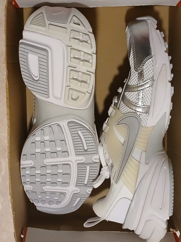 Nike v2k run bianco argento - w,