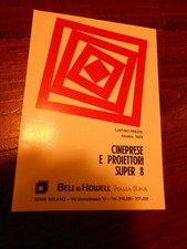 Pubblicità originale Anni 60 bell super 8 advertising werbung reklame vintage