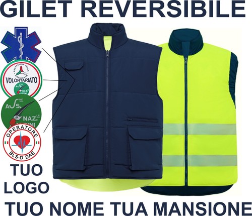 Gilet reversibile alta - gilet,