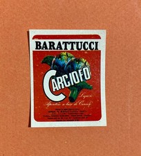 ABRUZZO-CHIETI-LIQUORI-DISTILLERIA BARATTUCCI-MINI ETICHETTA ORIGINALE-CARCIOFO