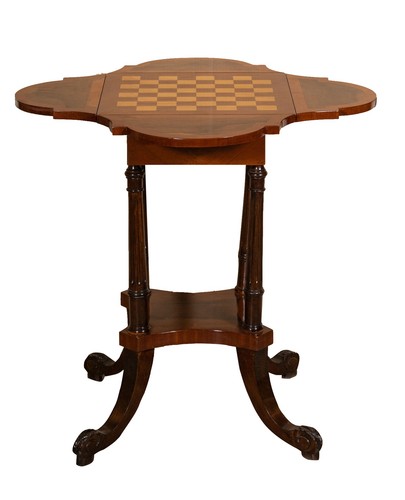 Tavolino gioco scacchiera - tavolino,
