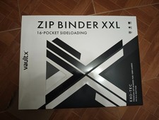 Vault X SV10.5 16 Pocket Zip Binder - White and Black - Sealed