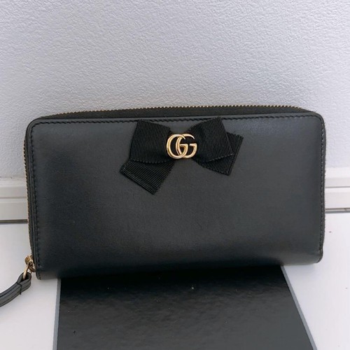 Gucci portafoglio lungo pelle - lungo,