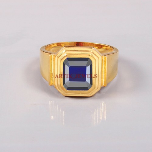 Riscaldato zaffiro blu gemma - riscaldato,