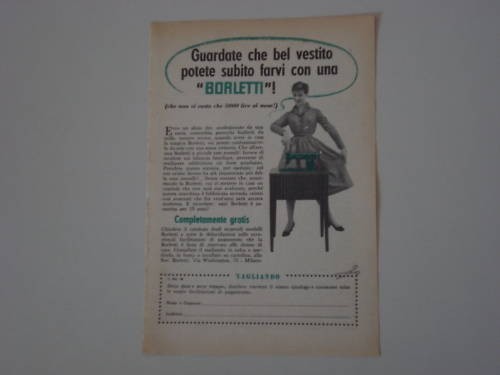 Advertising pubblicità 1956 - pubblicità,