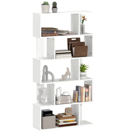 Homcom libreria asimmetrica - libreria, a