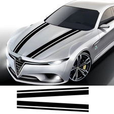 2 Pezzi di Adesivo a Strisce