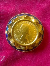 British gold Sovereign  QUEEN Elizabeth 1963 Sterlina d’oro - gold pound
