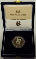 ITALIA REPUBBLICA 1990 PRESIDENZA ITALIANA CEE 500 LIRE FONDO SPECCHIO/PROOF