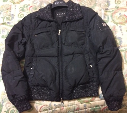 Belfe piumino bomber nero - belfe,