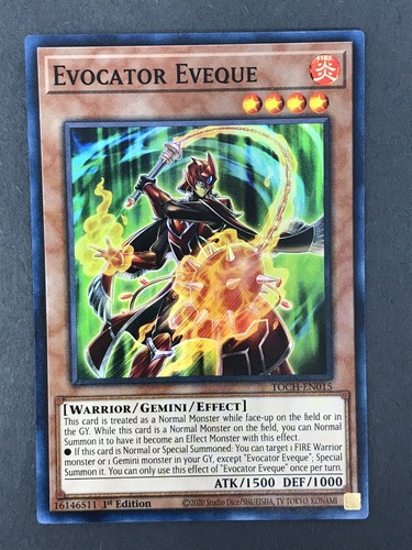 Tcg evocator eveque - yu-gi-oh!,