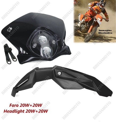 Maschera faro duke nero - faro, e