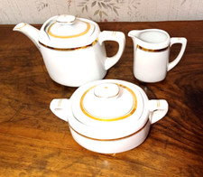 Thun Cecoslovacchia, servizio da caffè/thè filo oro porcellana