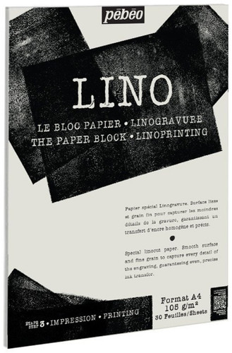Blocco carta linoleum - blocco,