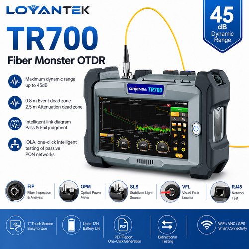 45db otdr test - 45db, a
