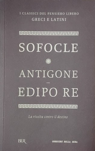 Antigone edipo testo greco - edipo, re