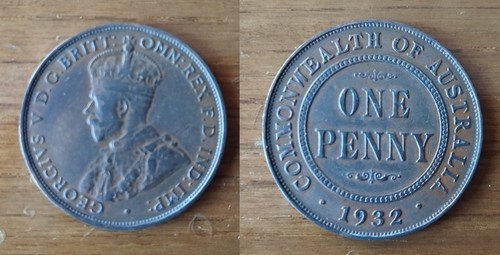 Australia one penny del 1932 - one,
