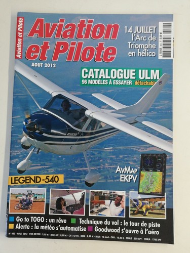 Aviation pilote août - et,
