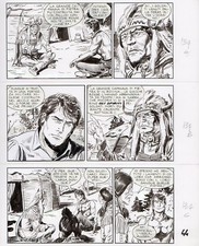 GALLIENO FERRI - TAVOLA ORIGINALE ZAGOR 'Il signore delle tenebre'