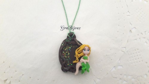 Collana pasta polimerica - , fimo
