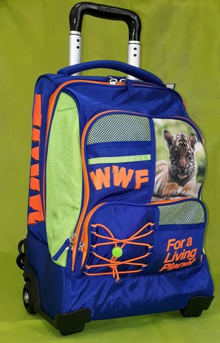 Zaino trolley scuola wwf - zaino,