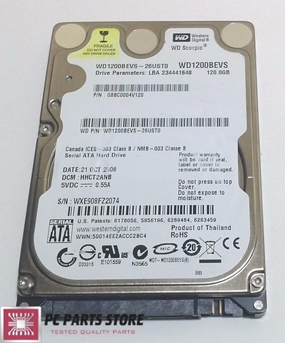 Western digital 120gb - western, 2.5
