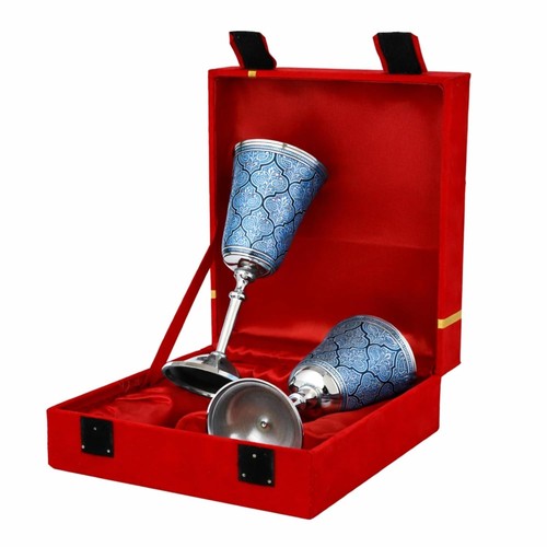 Set calici metallo in - set,